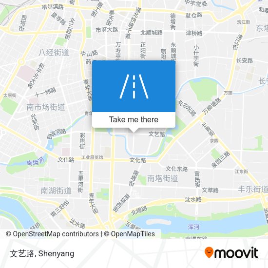文艺路 map