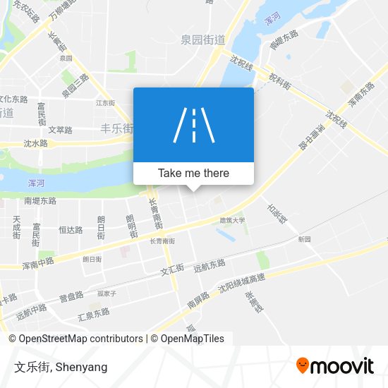 文乐街 map