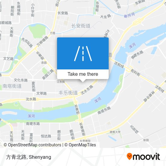 方青北路 map