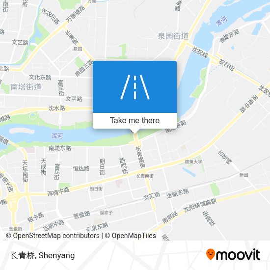 长青桥 map