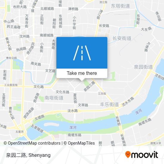 泉园二路 map