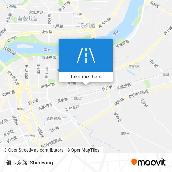 银卡东路 map