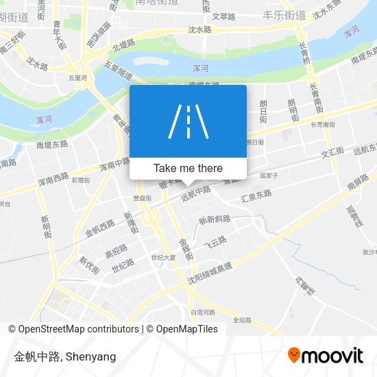 金帆中路 map
