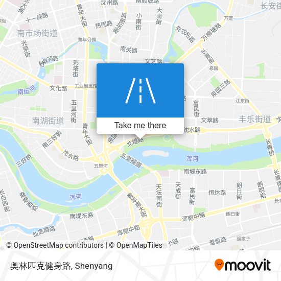 奥林匹克健身路 map