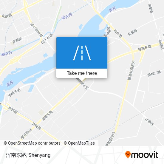 浑南东路 map