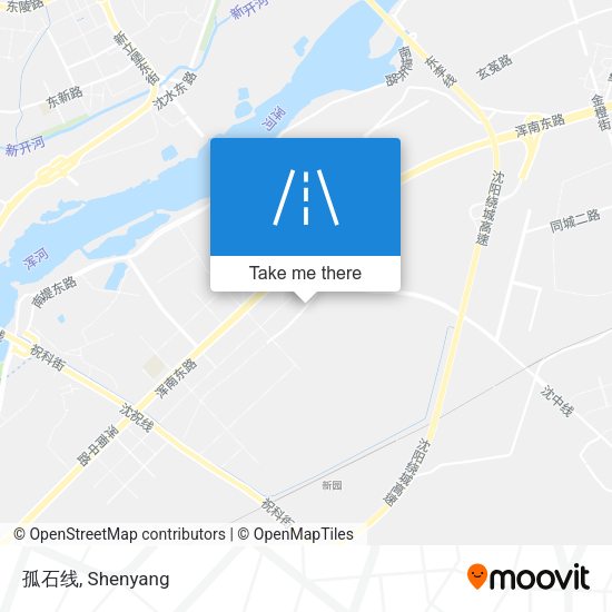 孤石线 map