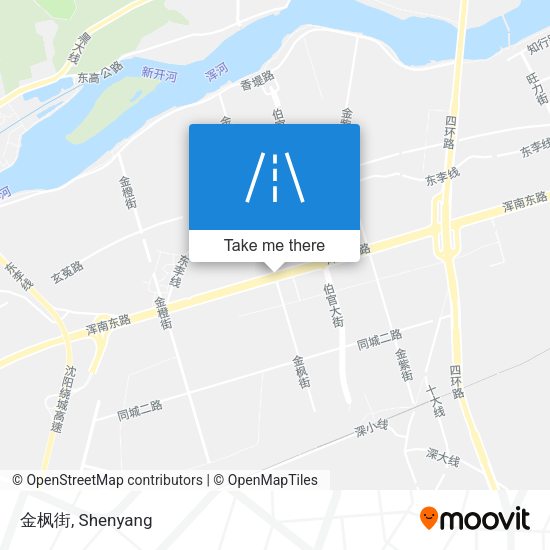 金枫街 map