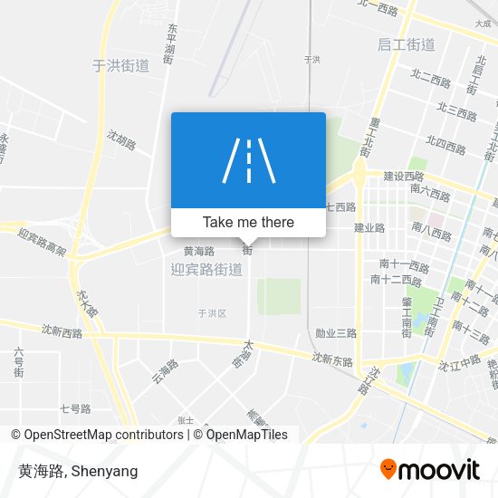 黄海路 map