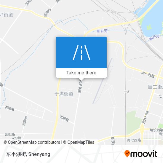 东平湖街 map