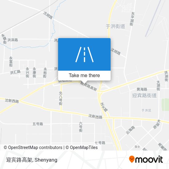 迎宾路高架 map