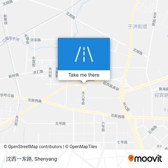 沈西一东路 map