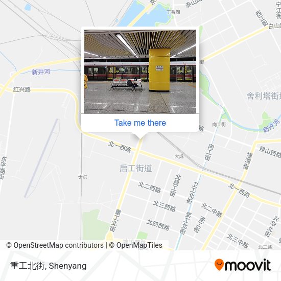 重工北街 map