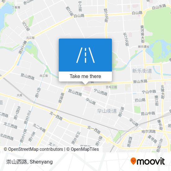 崇山西路 map