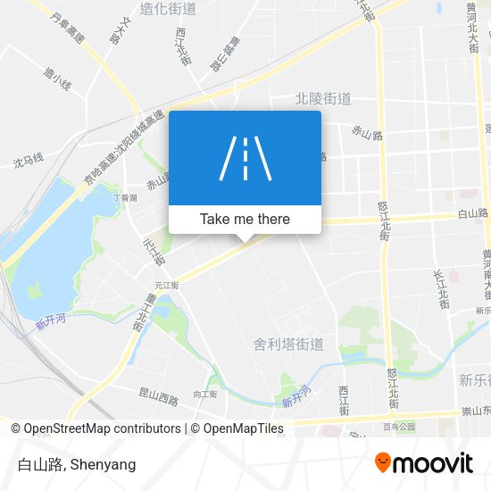 白山路 map
