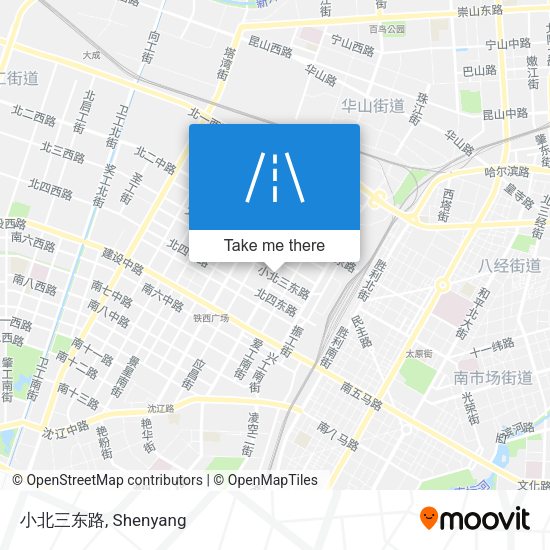 小北三东路 map