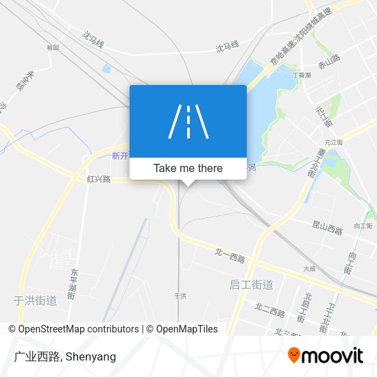 广业西路 map