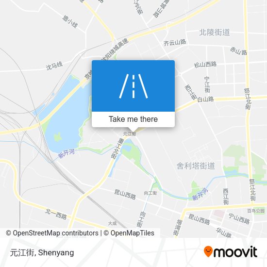 元江街 map