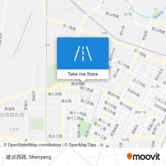 建设西路 map