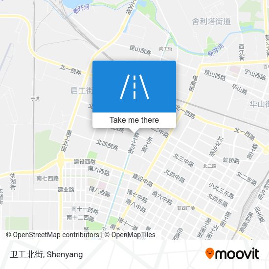卫工北街 map