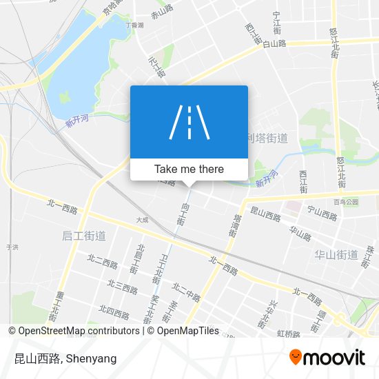 昆山西路 map