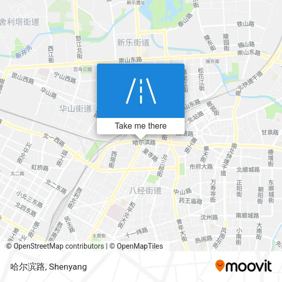 哈尔滨路 map