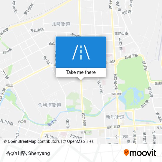 香炉山路 map