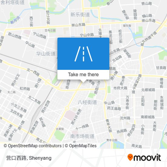 营口西路 map