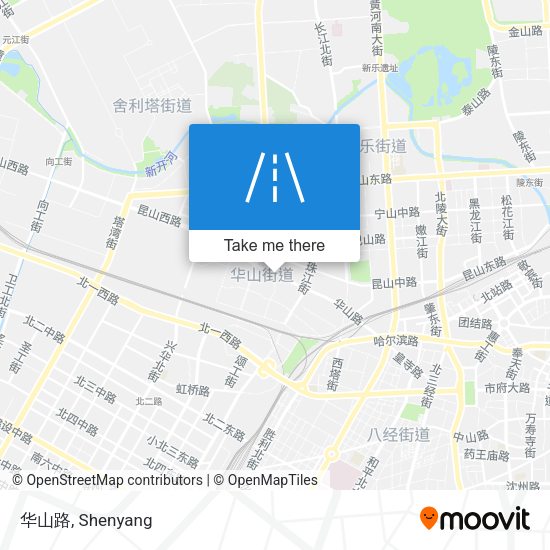 华山路 map