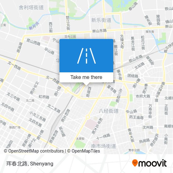 珲春北路 map