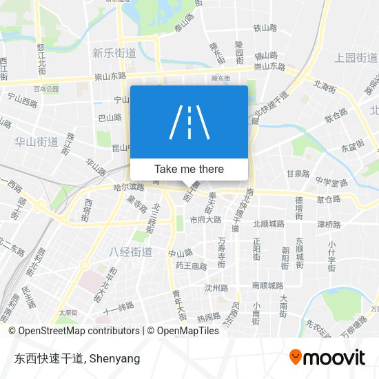 东西快速干道 map