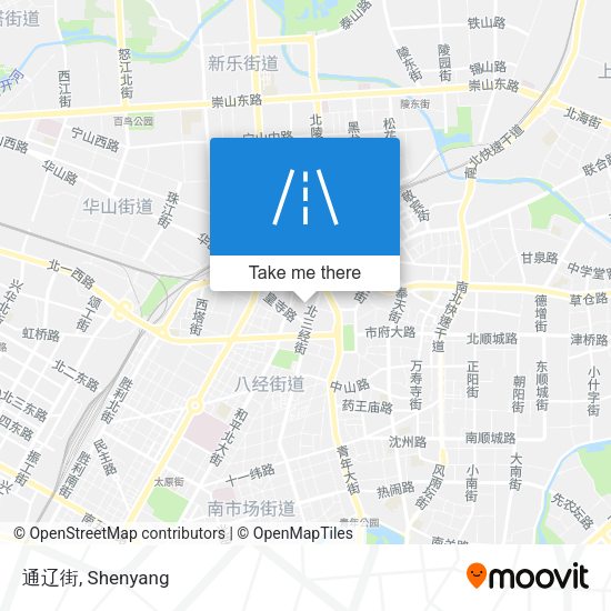 通辽街 map