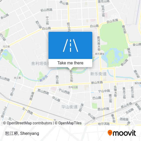 怒江桥 map