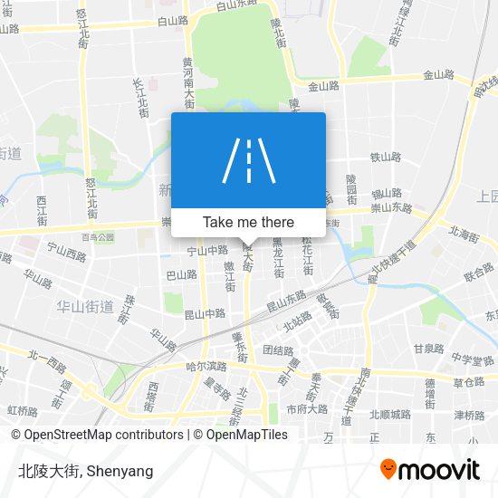 北陵大街 map