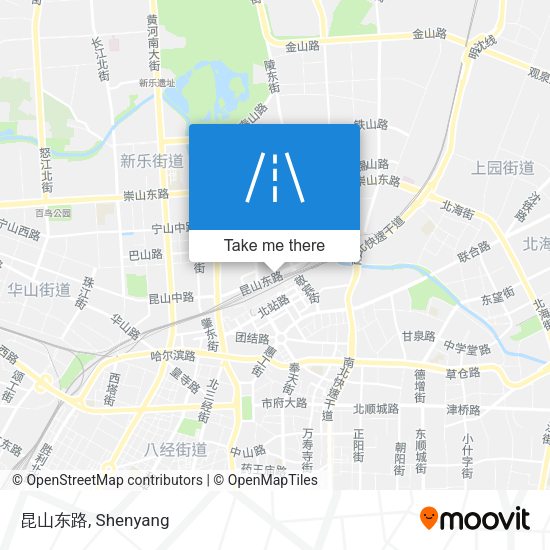 昆山东路 map