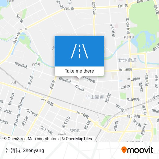 淮河街 map
