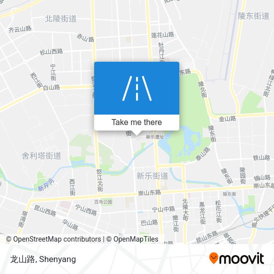 龙山路 map