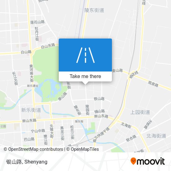 银山路 map