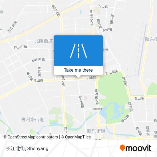 长江北街 map