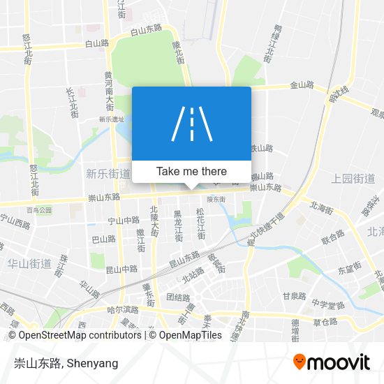 崇山东路 map