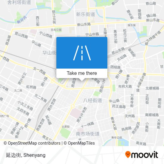 延边街 map