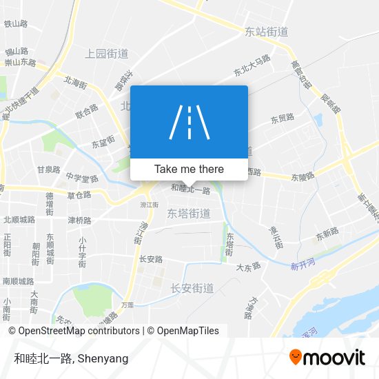 和睦北一路 map