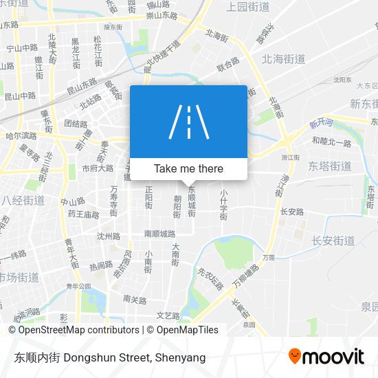 东顺内街 Dongshun Street map