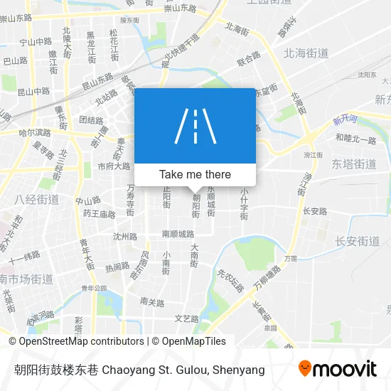 朝阳街鼓楼东巷 Chaoyang St. Gulou map