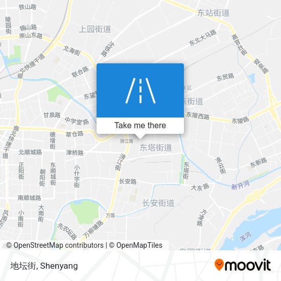 地坛街 map