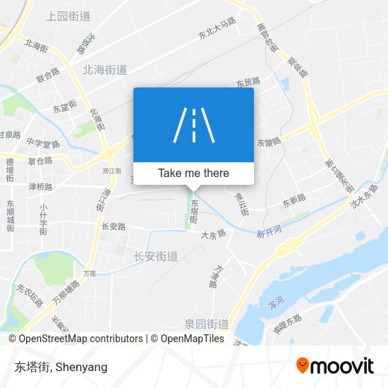 东塔街 map