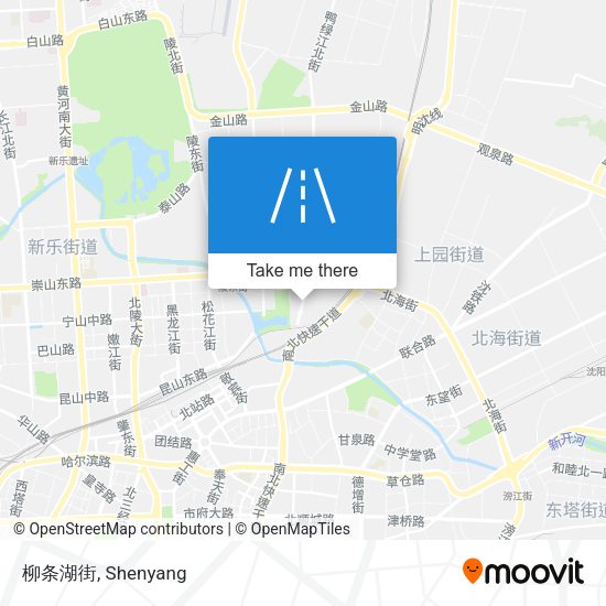 柳条湖街 map