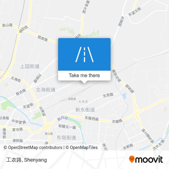 工农路 map