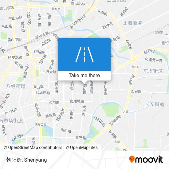 朝阳街 map