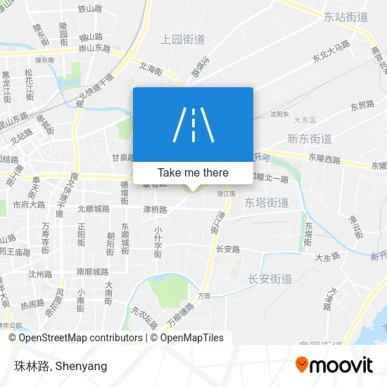 珠林路 map