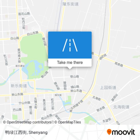 鸭绿江西街 map